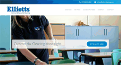 Desktop Screenshot of elliotts-cleaning.com
