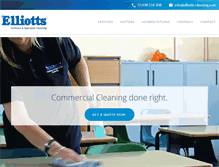Tablet Screenshot of elliotts-cleaning.com